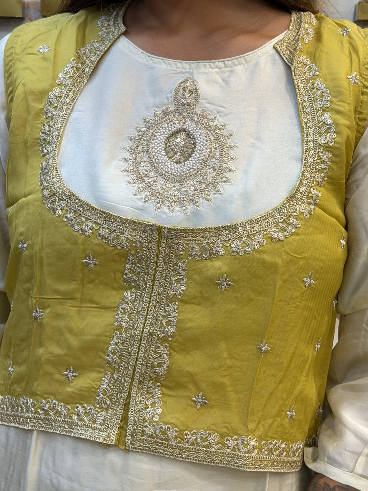 ✨ Royal Banarasi Indo-Western Elegance ✨