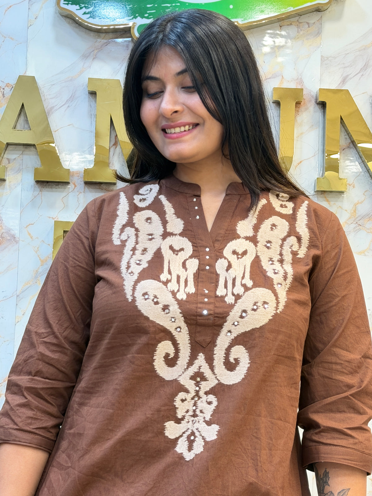✨ Elegant Ethnic Kurti Pant Dupatta Set