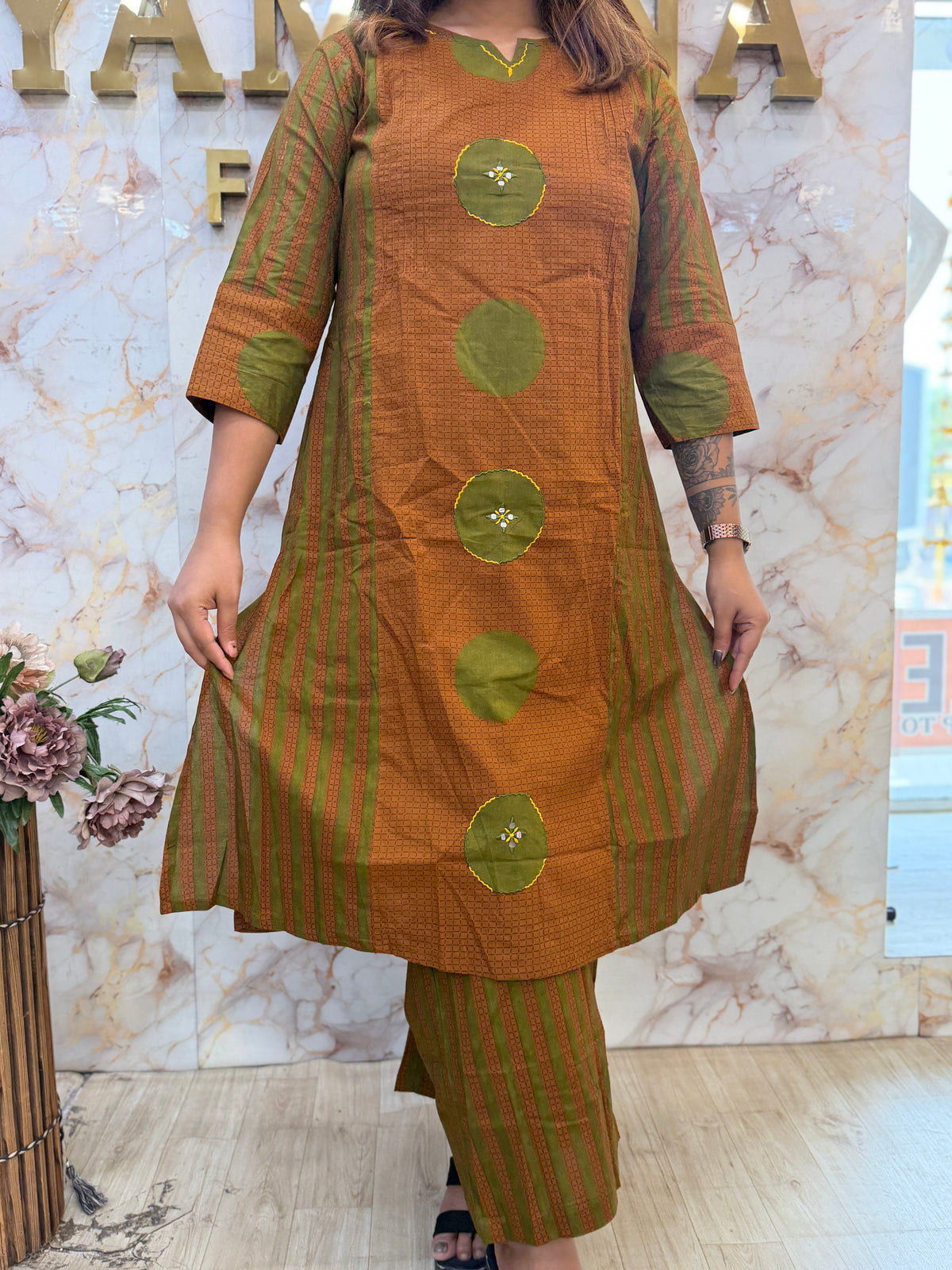 🌿 COTTON CHARM – PRINTED KURTA SET ✨