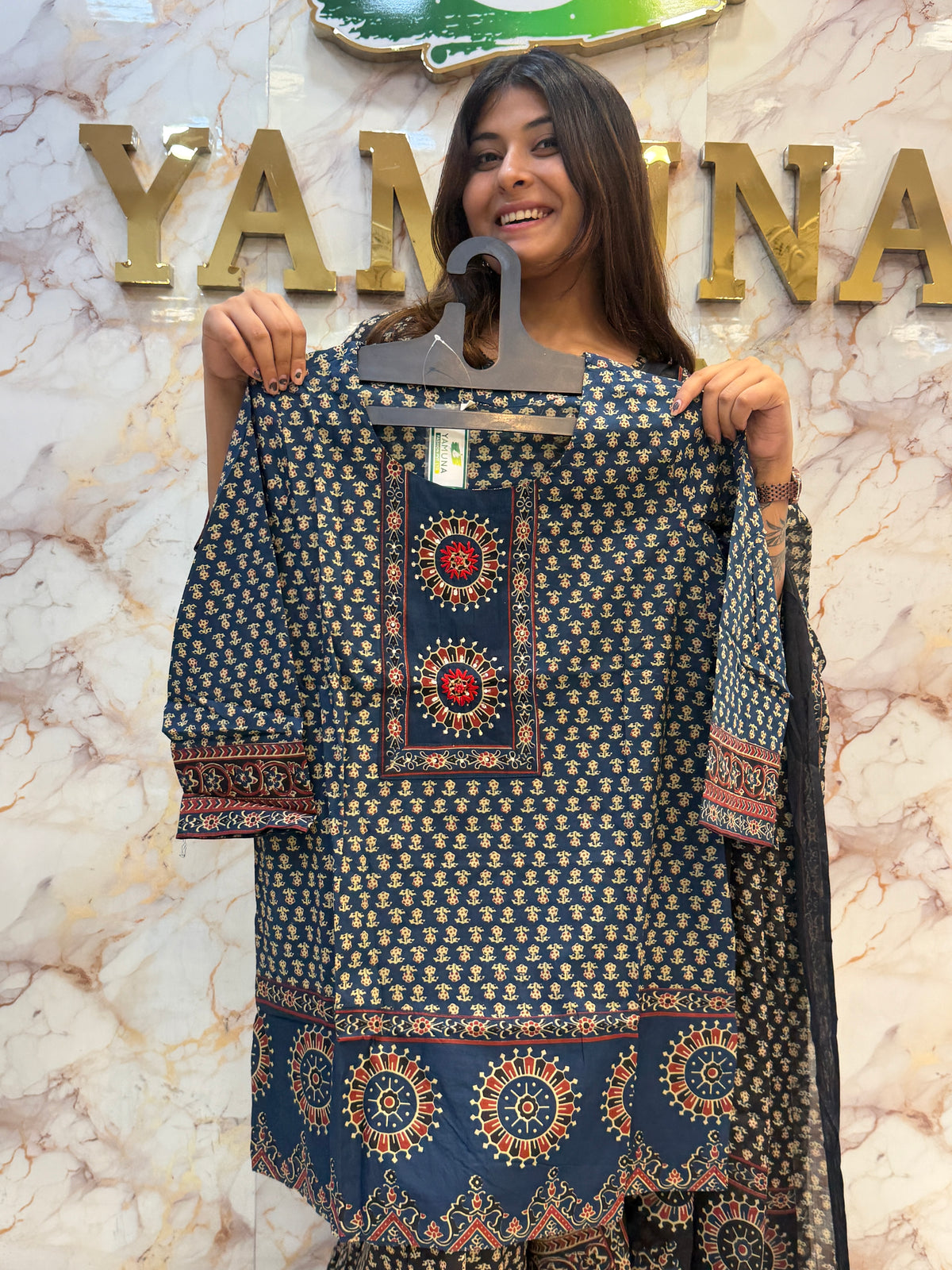 Elegant Gopi Dress with Plazo Set