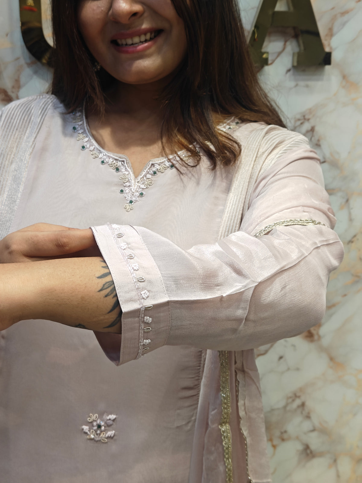 💫CHINON KURTI PALAZZO SET💫