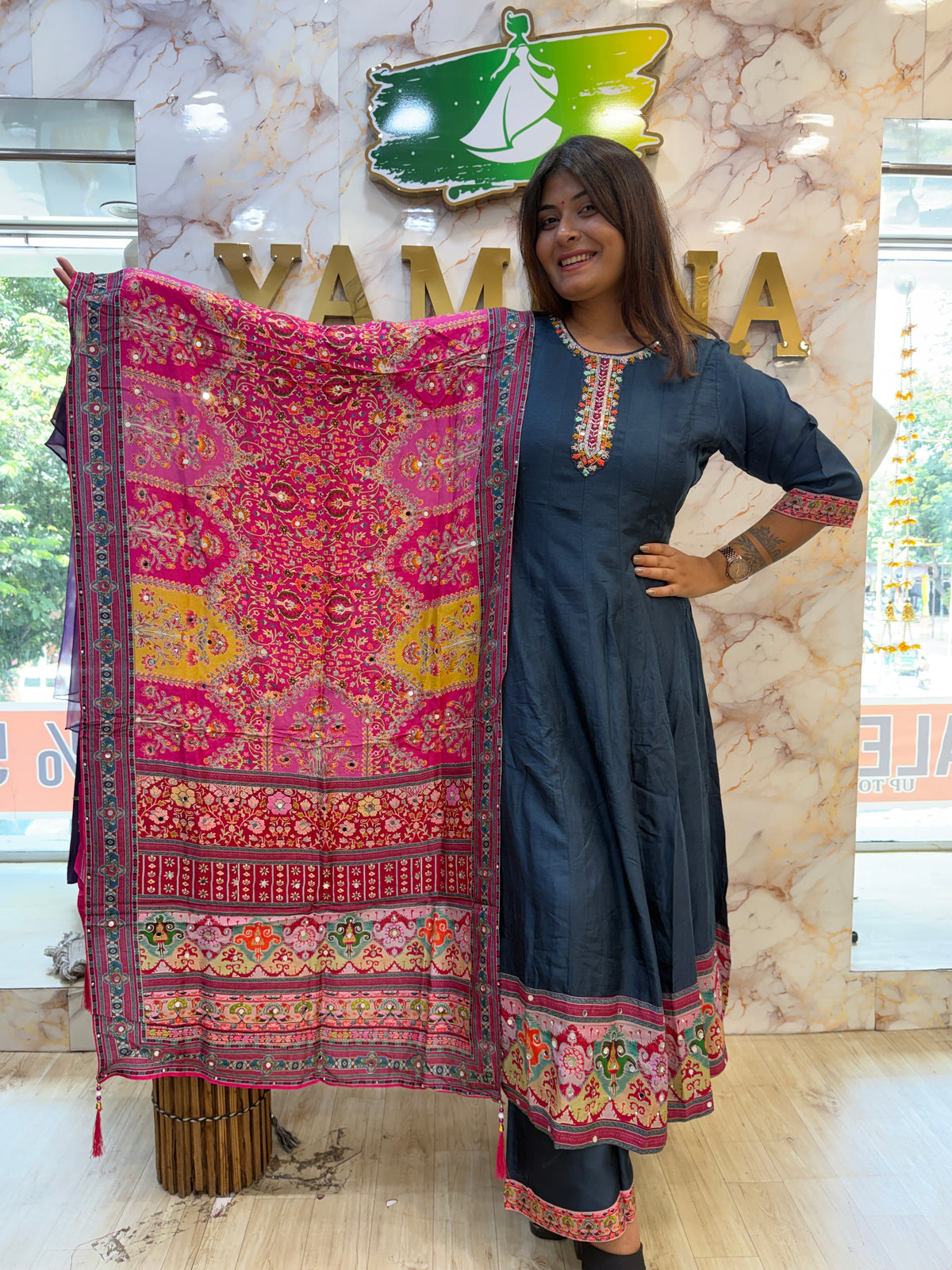 ✨ FANCY DOLA SILK ANARKALI ✨