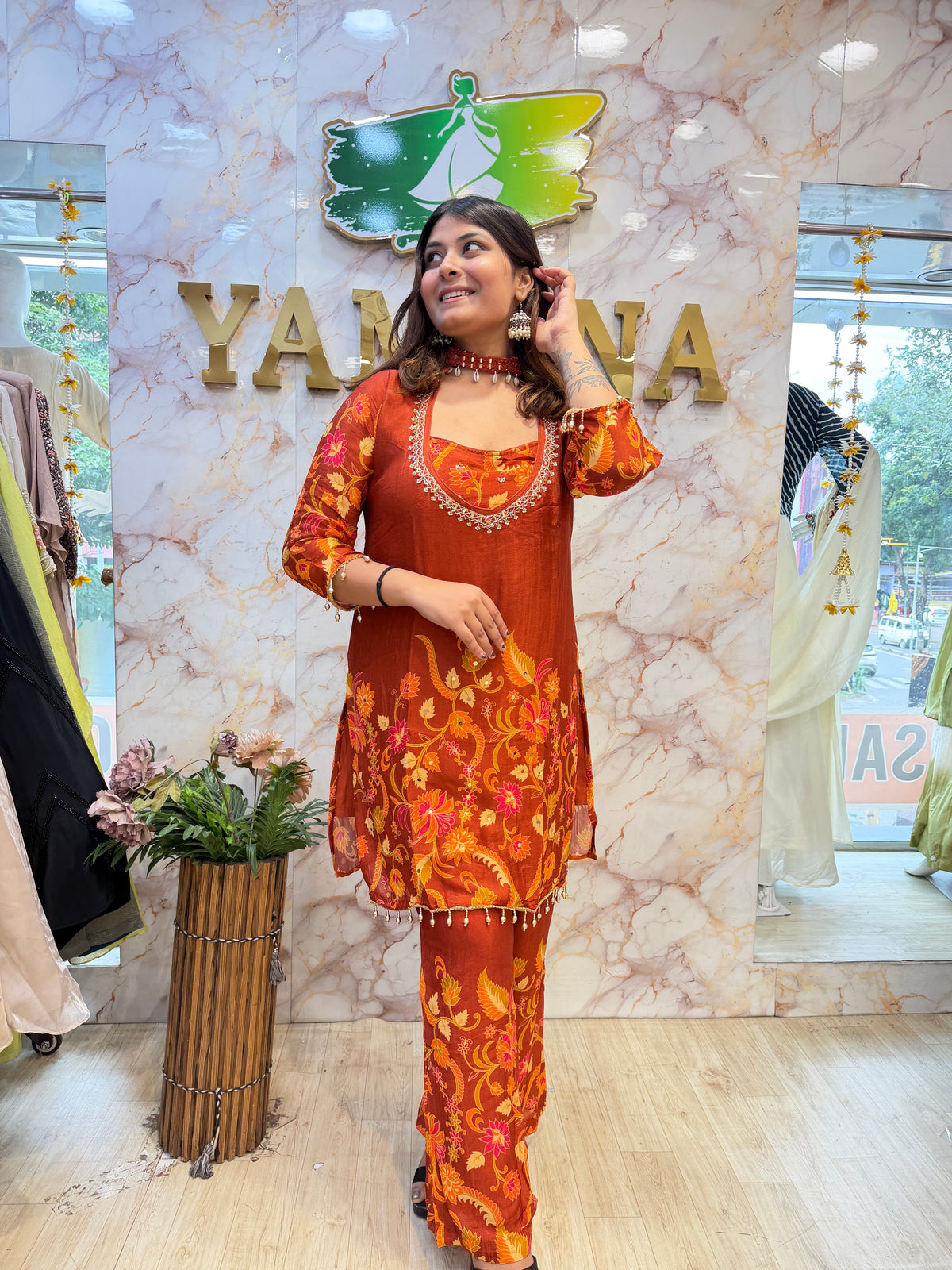 Printed Crepe Silk Elegance