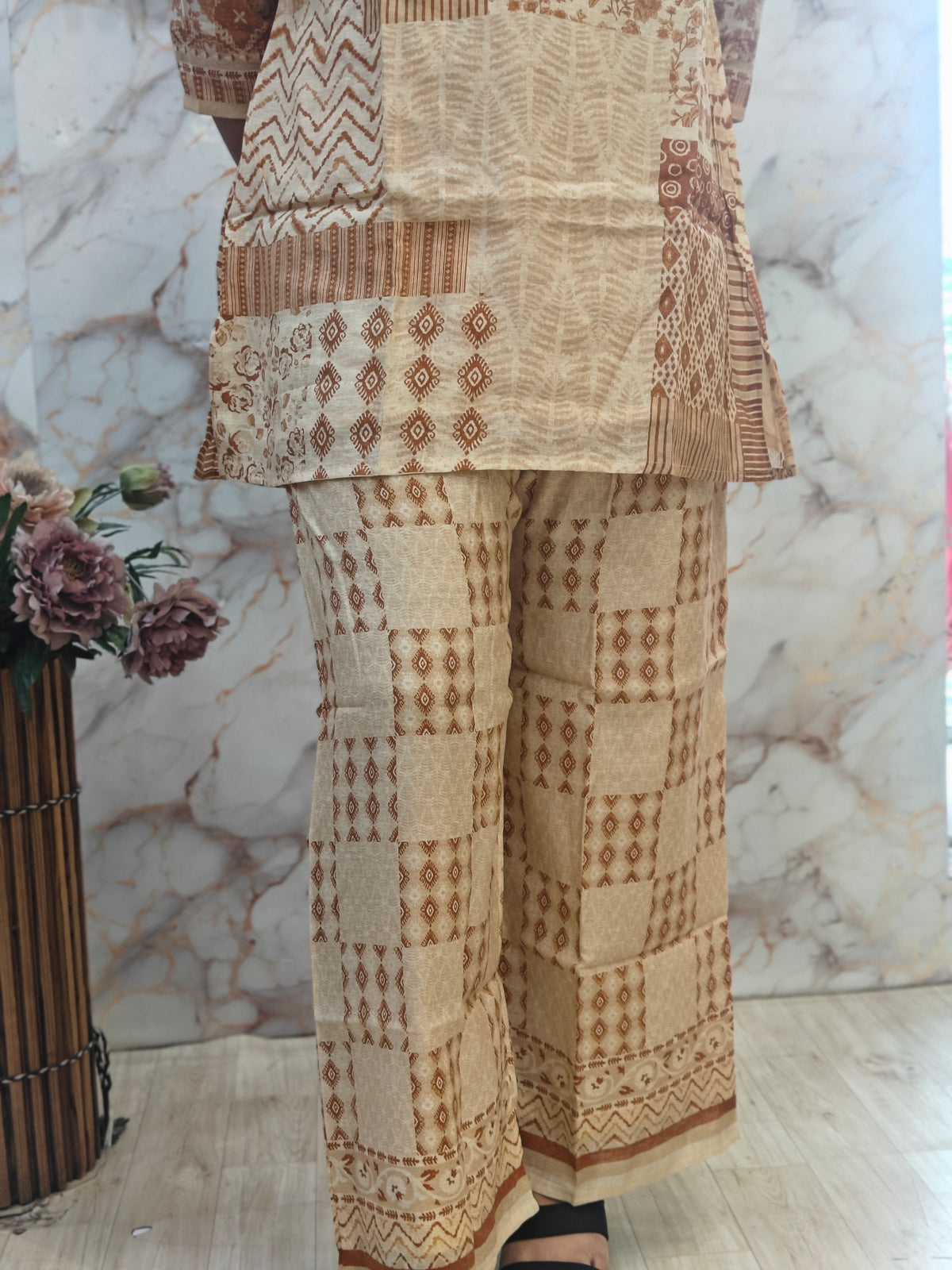 Cotton Silk Co-ord Set