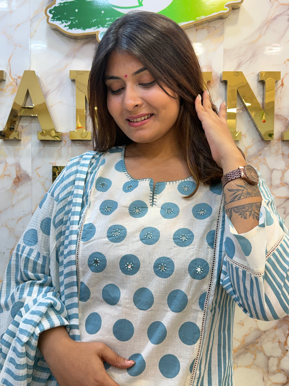 ❤️ MAL COTTON KURTI DUPATTA SET ❤️