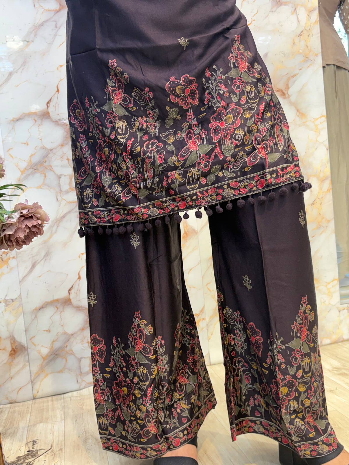 🖤 Midnight Floral Co-Ord Set