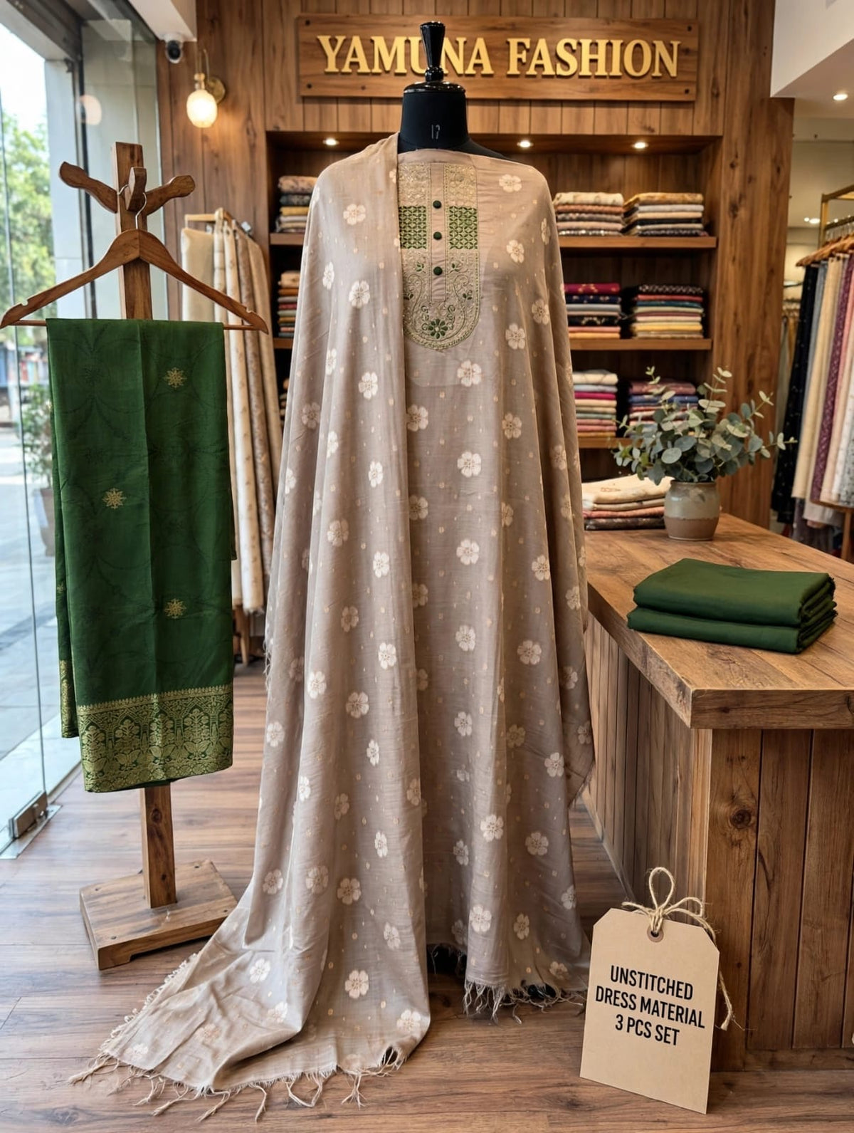 Premium Ethnic Glow – Exclusive Dress Material 🌷