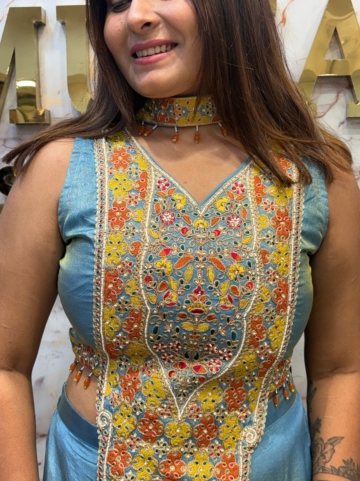 💎Azure Royal Indo-Western ✨
