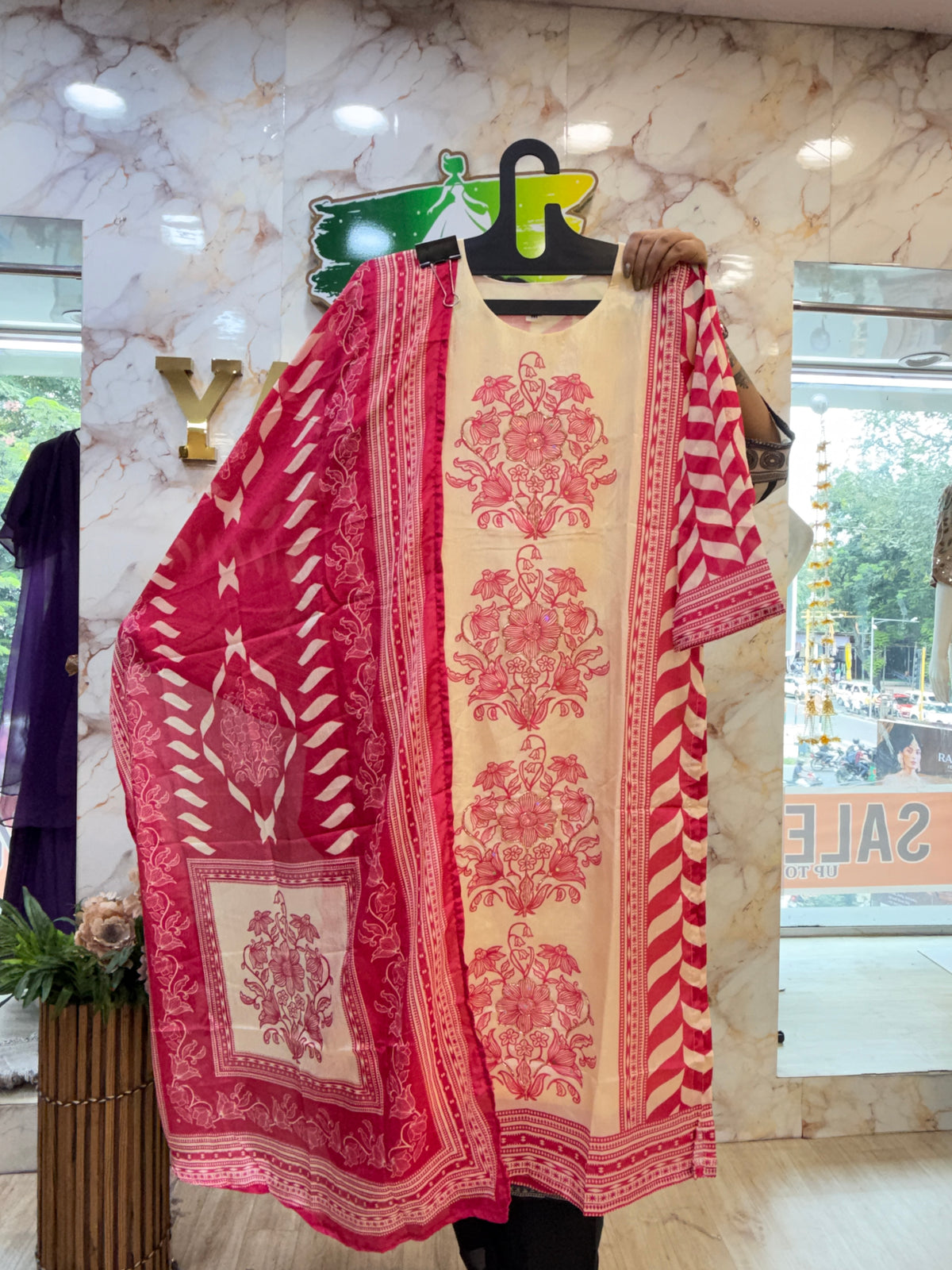 DIGITAL PRINT KURTI DUPATTA SET❤️💫