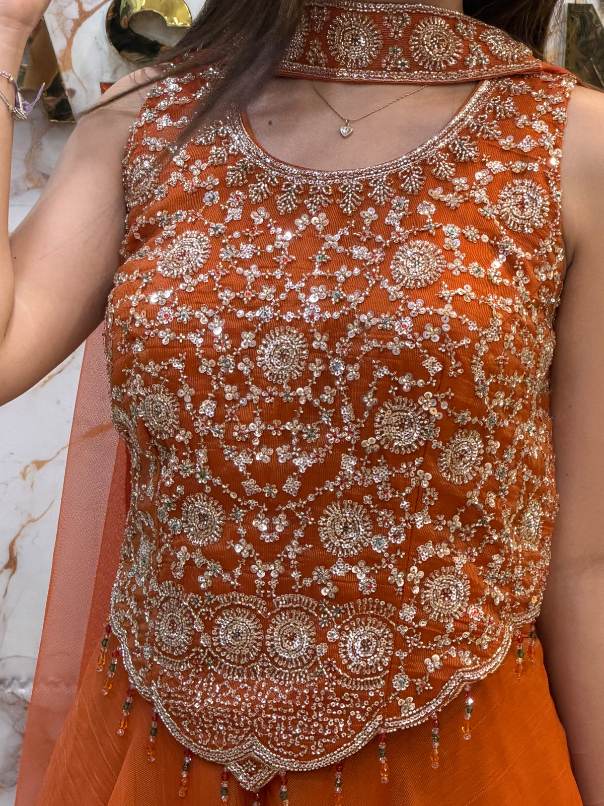 ✨Heavy Embroidered Indo-Western ✨