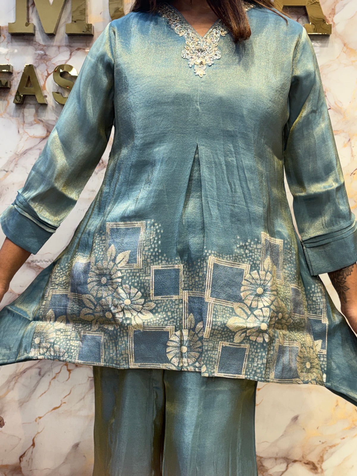 ✨ Sage Teal Luxe Co-Ord Set 💚✨