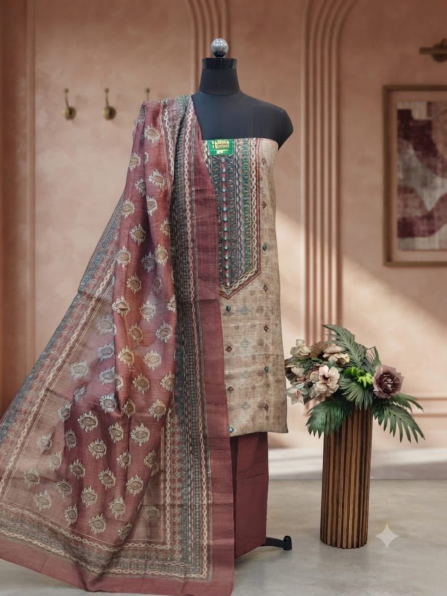 Shimmer Tissue Heavy Work Festive Suit