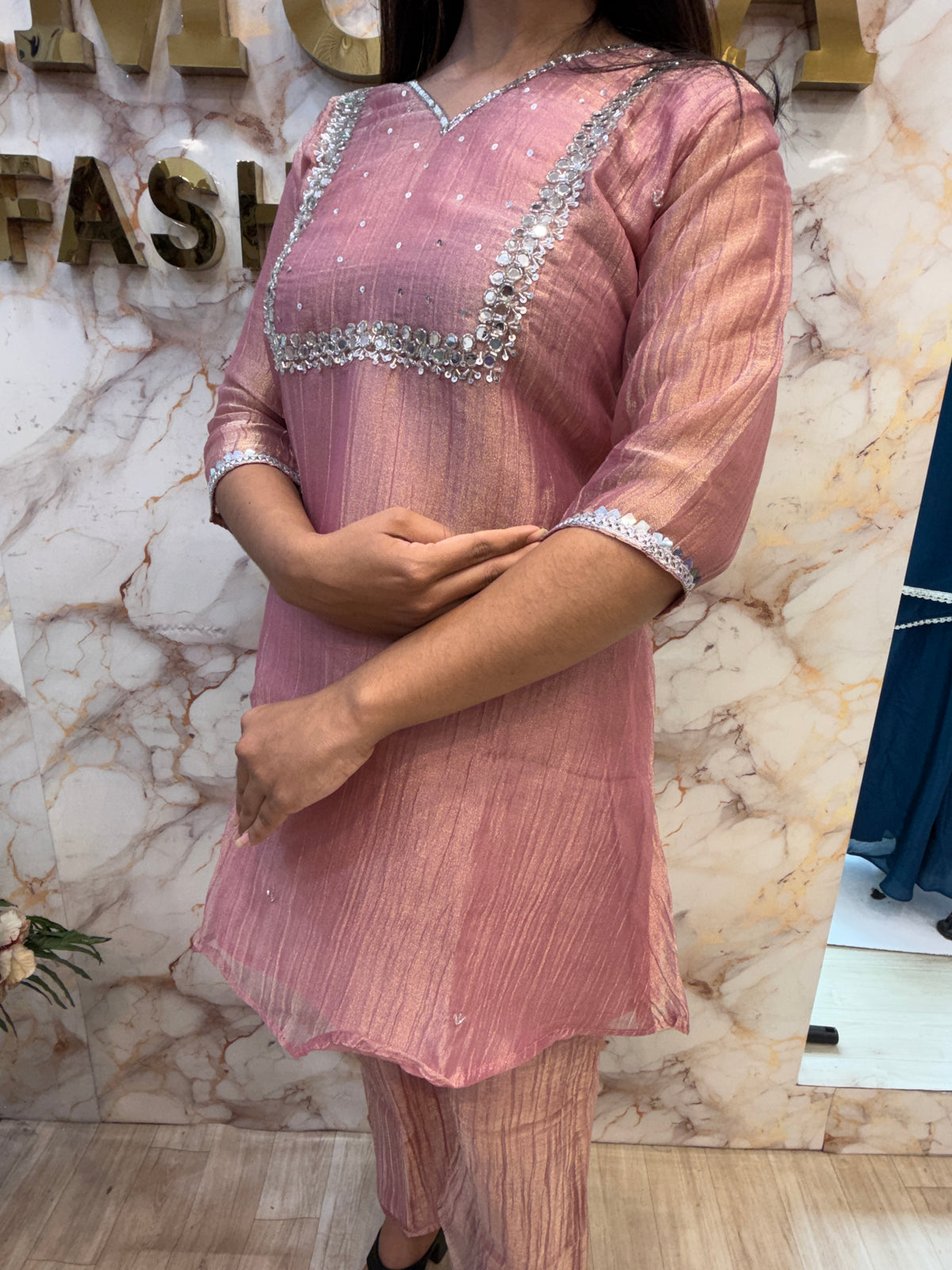Mirror Work Salsa Co-ord Set