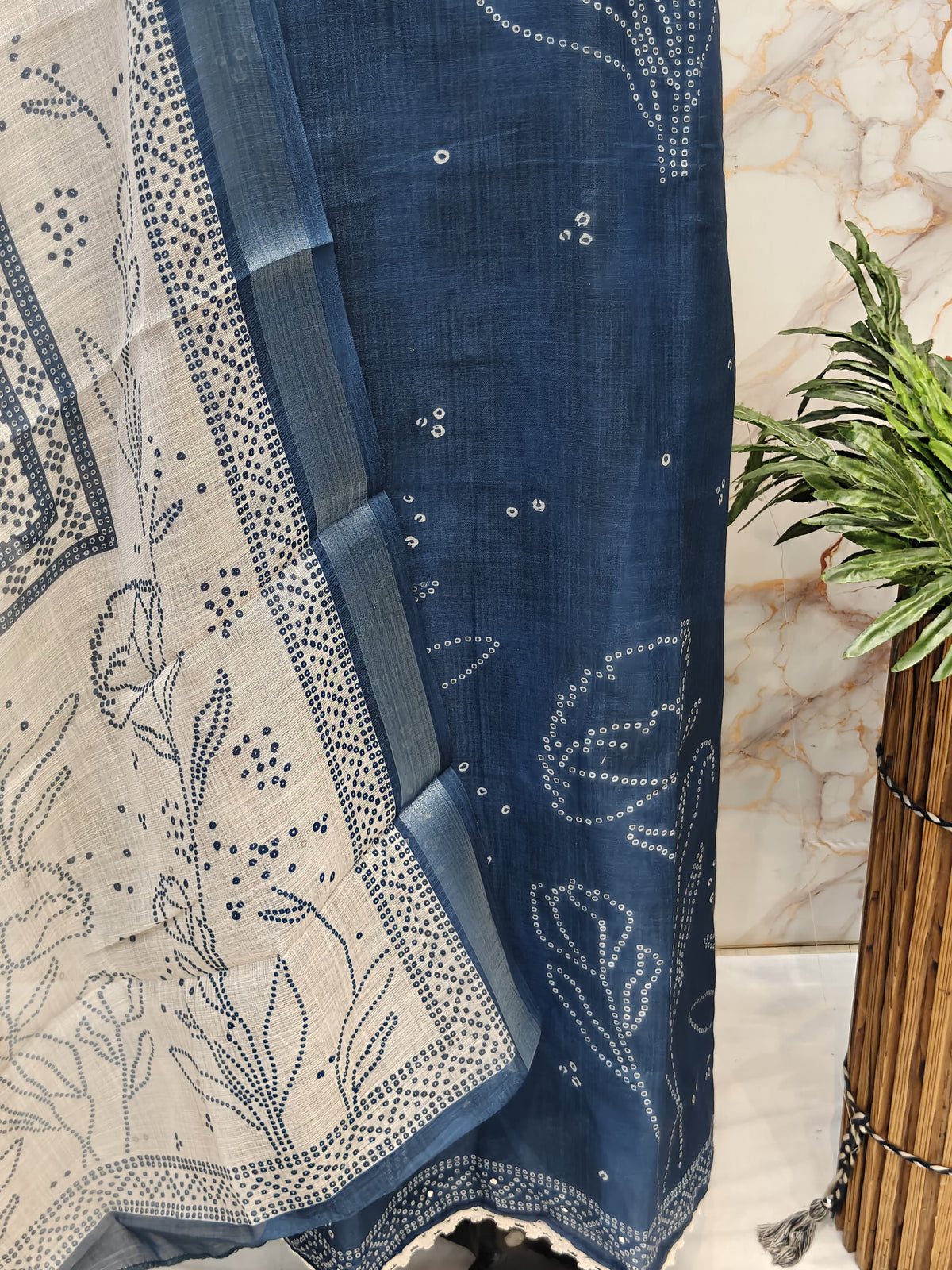 Elegant Linen Print Dress Material ✨